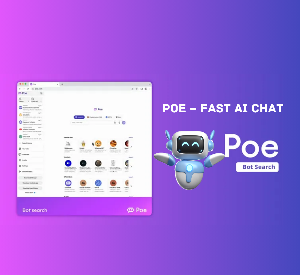 Tài khoản Poe – chatbot AI