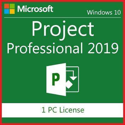 Microsoft Project 2019 Professional 32/64-bit