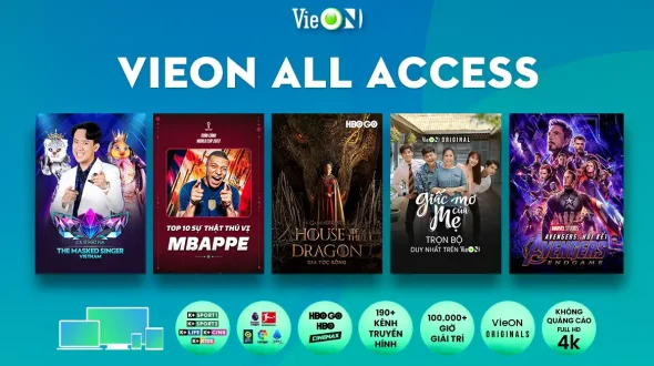 VieON ALL ACCESS 12 tháng